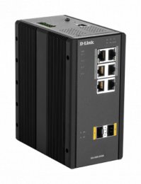 D-Link DIS-300G-8PSW Industrial Gigabit Managed PoE Switch with SFP slots  (DIS-300G-8PSW)