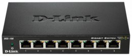 D-Link DGS-108 kovový 8-port 10/ 100/ 1000 Switch  (DGS-108/E)