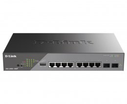 D-Link DSS-200G-10MP/ E 10-Port Gigabit Ethernet PoE+ Surveillance Switch  (DSS-200G-10MP/E)