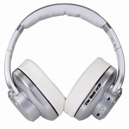 EVOLVEO SupremeSound 8EQ, Bluetooth sluchátka s reproduktorem a ekvalizérem 2v1, stříbrné  (SD-8EQ-SL)
