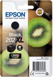 EPSON singlepack,Black 202XL,Premium Ink,XL  (C13T02G14010)