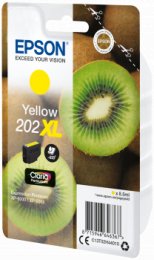 EPSON singlepack,Yellow 202XL,Premium Ink,XL  (C13T02H44010)