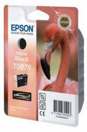 EPSON SP R1900 Matte black Ink Cartridge (T0878)  (C13T08784010)