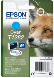 Epson Singlepack Cyan T1282 DURABrite Ultra Ink  (C13T12824012)