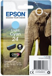 Epson Singlepack Light Cyan 24 Claria Photo HD Ink  (C13T24254012)