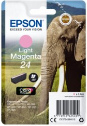 Epson Singlepack Light Magenta 24 Claira Photo Ink  (C13T24264012)