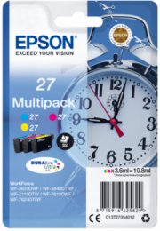 Epson Multipack 3-colour 27 DURABrite Ultra Ink  (C13T27054012)