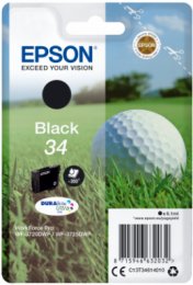 Epson Singlepack Black 34 DURABrite Ultra Ink  (C13T34614010)