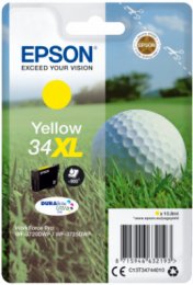 Epson Singlepack Yellow 34XL DURABrite Ultra Ink  (C13T34744010)