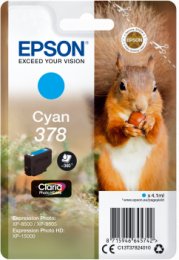 Epson Singlepack Cyan 378 Claria Photo HD Ink  (C13T37824010)