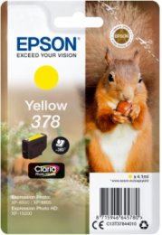 EPSON Singlepack Yellow 378 Claria Photo HD ink  (C13T37844010)