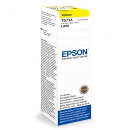 Epson T6734 Yellow ink 70ml  pro L800  (C13T67344A)