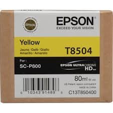 Epson Singlepack Photo Yellow T850400 UltraChrome HD ink 80ml  (C13T850400)