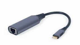 Adaptér Gembird USB-C to LAN Gbe RJ-45  (A-USB3C-LAN-01)