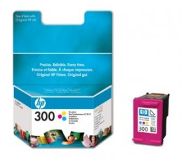 HP 300 - 3 barevná inkoustová kazeta, CC643EE  (CC643EE)