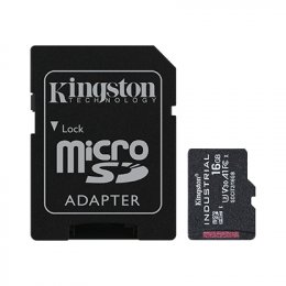 Kingston Industrial/ micro SDHC/ 16GB/ 100MBps/ UHS-I U3 /  Class 10/ + Adaptér  (SDCIT2/16GB)