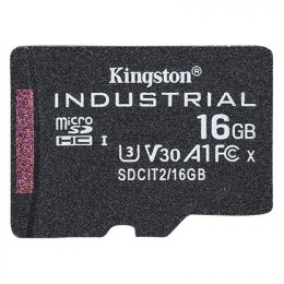 Kingston Industrial/ micro SDHC/ 16GB/ 100MBps/ UHS-I U3 /  Class 10  (SDCIT2/16GBSP)