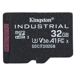 Kingston Industrial/ micro SDHC/ 32GB/ 100MBps/ UHS-I U3 /  Class 10  (SDCIT2/32GBSP)