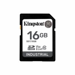 Kingston Industrial/ SDHC/ 16GB/ 100MBps/ UHS-I U3 /  Class 10  (SDIT/16GB)