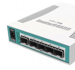MikroTik CRS106-1C-5S, Cloud Router Switch  (CRS106-1C-5S)