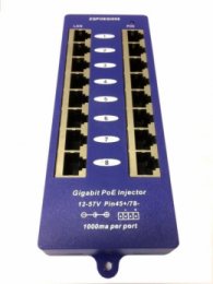 Gigabitový stíněný 8-portový PoE panel  (POE-PAN8-GB)