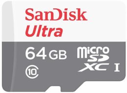 SanDisk Ultra/ micro SDXC/ 64GB/ 100MBps/ UHS-I U1 /  Class 10  (SDSQUNR-064G-GN3MN)