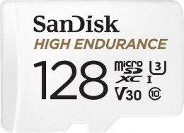 SanDisk High Endurance/ micro SDXC/ 128GB/ 100MBps/ UHS-I U3 /  Class 10/ + Adaptér  (SDSQQNR-128G-GN6IA)