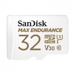 SanDisk Max Endurance/ micro SDHC/ 32GB/ 100MBps/ UHS-I U3 /  Class 10/ + Adaptér  (SDSQQVR-032G-GN6IA)