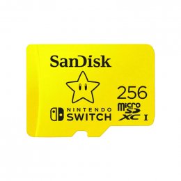 SanDisk Nintendo Switch/ micro SDXC/ 256GB/ 100MBps/ UHS-I U3 /  Class 10  (SDSQXAO-256G-GNCZN)