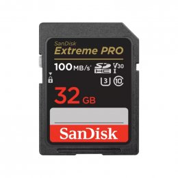 SanDisk Extreme PRO/ SDHC/ 32GB/ 100MBps/ UHS-I U3 /  Class 10  (SDSDXXO-032G-GN4IN)