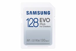 Samsung EVO Plus/ SDXC/ 128GB/ 130MBps/ UHS-I U3 /  Class 10  (MB-SC128K/EU)