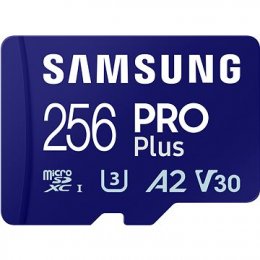 Samsung/ micro SDXC/ 256GB/ 180MBps/ Class 10/ + Adaptér/ Modrá  (MB-MD256SA/EU)