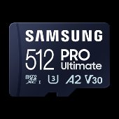 Samsung PRO Ultimate/ micro SDXC/ 512GB/ 200MBps/ UHS-I U3 /  Class 10/ + Adaptér/ Modrá  (MB-MY512SB/WW)