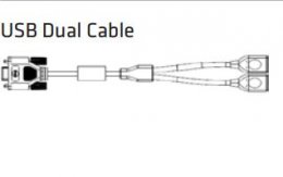 Honeywell Dual USB type A breakout Y-cable  (VE011-2017)