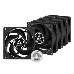 ARCTIC P8 PWM PST Case Fan - 80mm case fan with PWM control and PST cable - Pack of 5pcs  (ACFAN00154A)