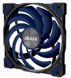 přídavný ventilátor Akasa 12 cm Alucia XS12 modrý  (AK-FN122-BL)