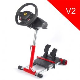 Wheel Stand Pro, stojan na volant a pedály pro Thrustmaster SPIDER, T80/ T100,T150,F458/ F430, červený  (F458 RED)