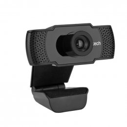 Webkamera C-TECH CAM-07HD, 720P, mikrofon, černá  (CAM-07HD)
