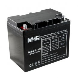 Pb akumulátor MHPower VRLA AGM 12V/ 75Ah (MS75-12)  (MS75-12)