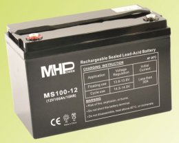 Pb akumulátor MHPower VRLA AGM 12V/ 100Ah (MS100-12  (MS100-12)