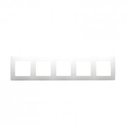 Niloé rámeček 5-násobný bílá  (665005)