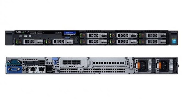 DELL server R330 E3-1220/  8G/  2x 300SAS 15K/  H330/  4xGLAN/  2x350W/  2yNBD Basic - obrázek č. 1