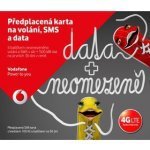 Vodafone SIM karta na volání, SMS a data + 200 Kč kredit - obrázek produktu