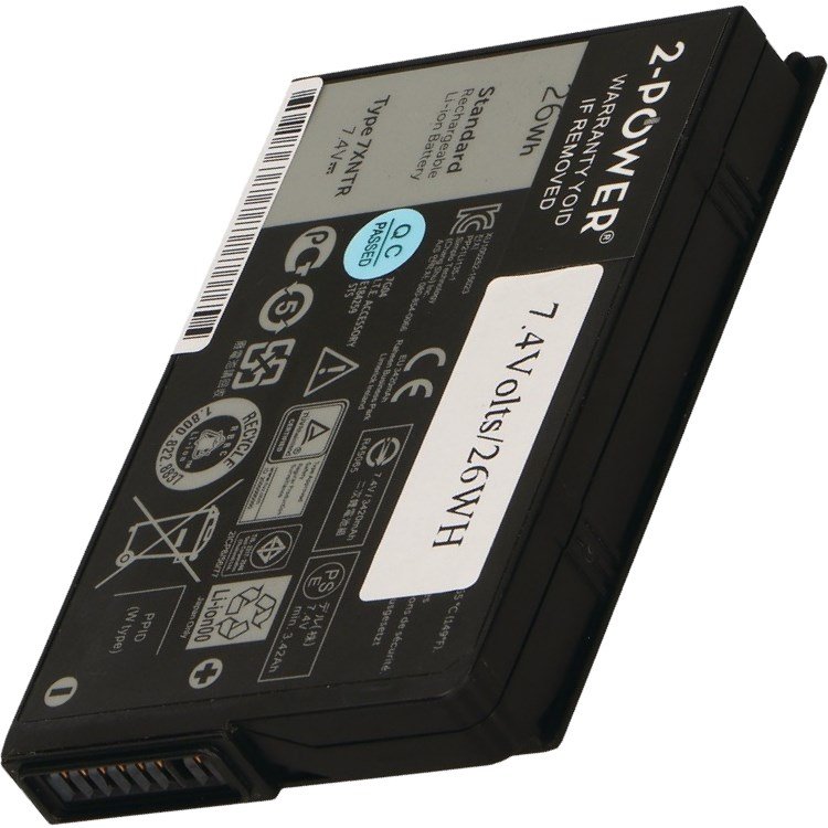 2-POWER Baterie 7,4V 3600mAh pro Dell Latitude 7200 series Latitude 7202, Latitude 7212 - obrázek produktu
