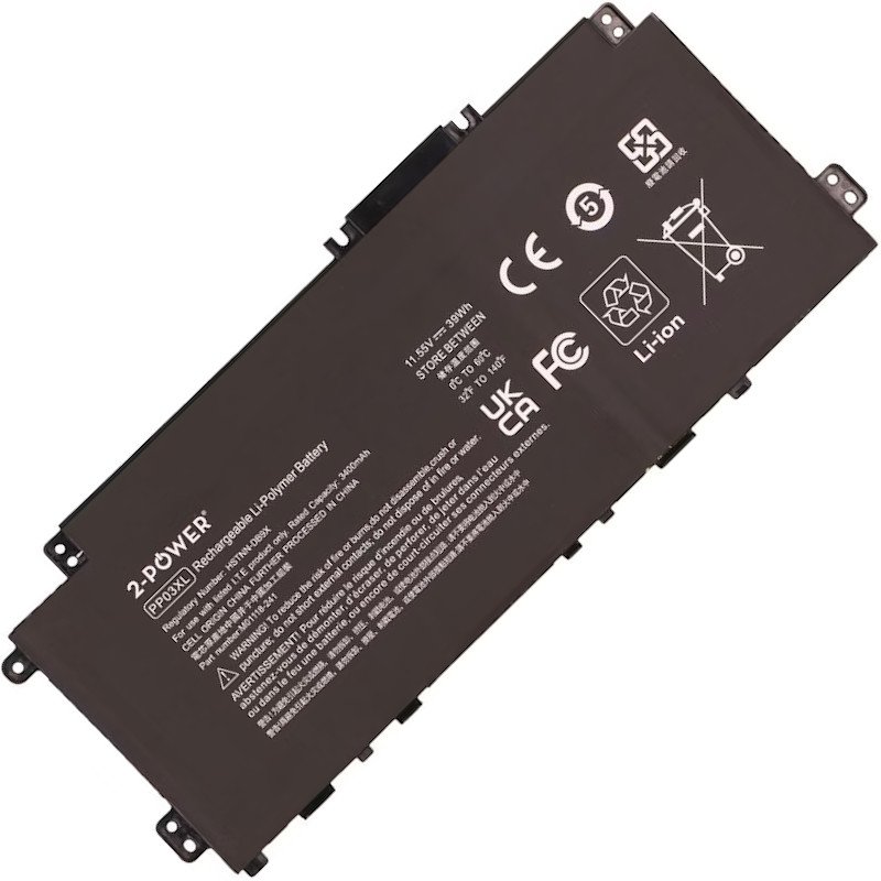 2-POWER Baterie 11,55V 3400mAh pro HP Pavilion 13-bb1000 series , HP Pavilion 14-dv0000 series - obrázek produktu