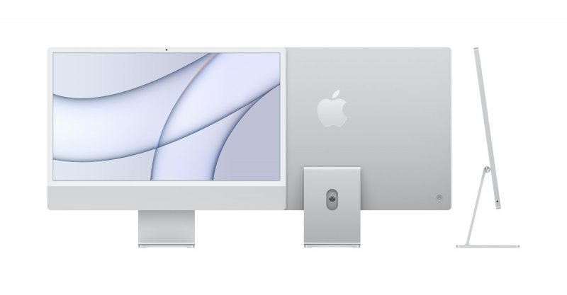 Apple iMac/ 24"/ 4480 x 2520/ M1/ 8GB/ 512GB SSD/ M1/ Big Sur/ Silver/ 1R - obrázek produktu