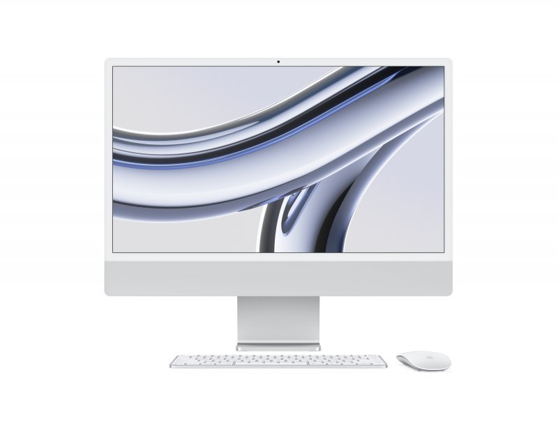 Apple iMac 24/ 23,5"/ 4480 x 2520/ M3/ 8GB/ 256GB SSD/ M3/ Sonoma/ Silver/ 1R - obrázek produktu