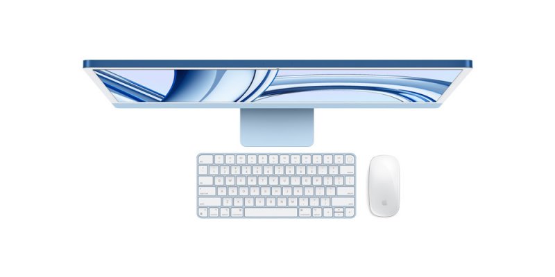 Apple iMac 24/ 23,5"/ 4480 x 2520/ M3/ 8GB/ 512GB SSD/ M3/ Sonoma/ Blue/ 1R - obrázek č. 3