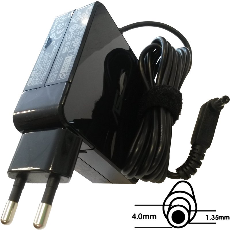 Asus orig. adaptér 65W19V (BLK) s EU plugem (B0A001-00040700) - obrázek produktu