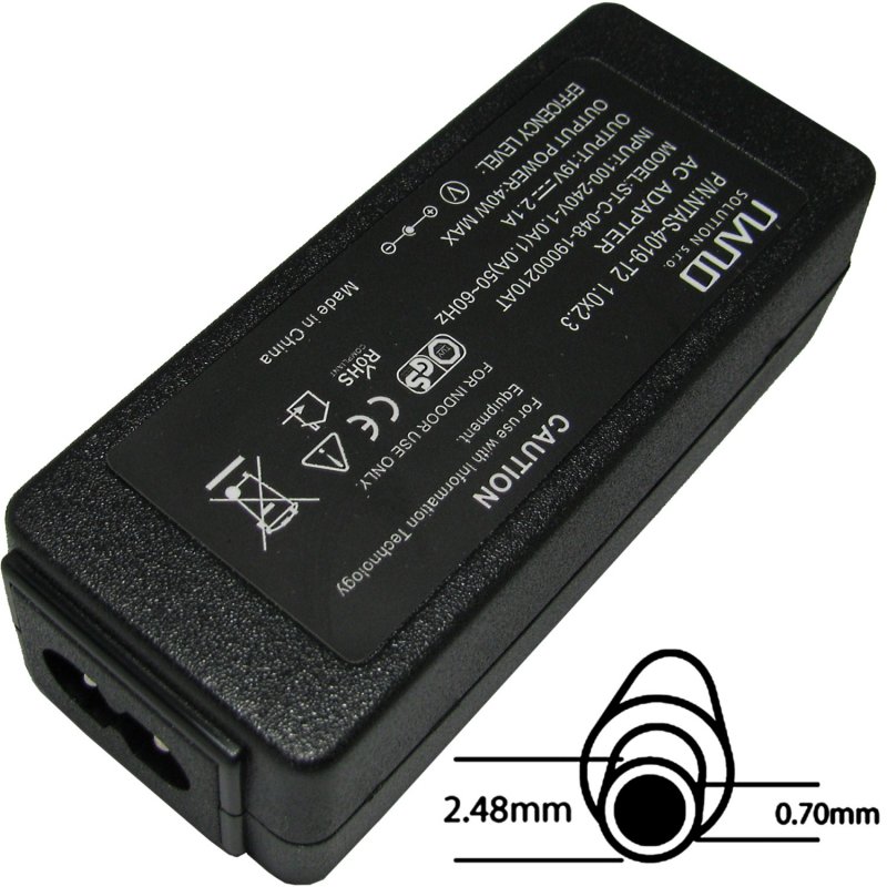Napájecí adaptér 40W k EEE PC Asus, černý - obrázek produktu